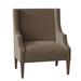 Wingback Chair - Fairfield Chair Bixby 34.5" Wide Wingback Chair Polyester/Other Performance Fabrics in Gray/Brown | Wayfair