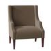 Wingback Chair - Fairfield Chair Bixby 34.5" Wide Wingback Chair Polyester/Other Performance Fabrics in Red/Gray | 44 H x 34.5 W x 29.5 D in | Wayfair