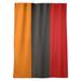 East Urban Home Tampa Bay Football Stripes Room Darkening Rod Pocket Single Curtain Panel Sateen in Orange/Gray | 53 H in | Wayfair