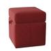 Red Barrel Studio® Preesall 18" Square w/ Storage Ottoman red | 18 H x 18 W x 18 D in | Wayfair 66100B6996C248E8AE9106493143A497
