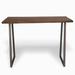 Foundry Select Doron Bar Height Solid Wood Dining Table Wood/Metal in Brown | 42 H x 60 W x 30 D in | Wayfair B550E3CD4DFD4764BCBBBF6C99D66931