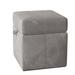 Red Barrel Studio® Preesall 18" Square w/ Storage Ottoman in Gray | 18 H x 18 W x 18 D in | Wayfair D48701425DED48839FE35F7BCE5AA477