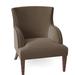 Armchair - Fairfield Chair Norton 28" Wide Armchair Fabric in Brown | 35 H x 28 W x 29.5 D in | Wayfair 5204-01_8789 06_Tobacco_1009Pewter