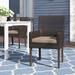 Lark Manor™ Anishia Patio Dining Armchair w/ Cushion Metal | 35 H x 23 W x 21 D in | Wayfair 30DAF569E80049F1AB7BCA0461E74333