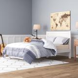 Esser Solid Wood Platform Bed by Lark Manor™ Metal in Gray/White | 42 H x 57 W x 78 D in | Wayfair C6AC617CDE034ADD989250383202E873