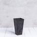 Ebern Designs Sewickly Self-Watering Artstone Pot Planter Resin/Plastic in Black | 27.5 H x 13.75 W x 13.75 D in | Wayfair