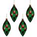 The Holiday Aisle® Finial Ornament Plastic in Red/Green | 5 H x 5 W x 5 D in | Wayfair 1413E956C2DD4EF889358FFE21D140D6