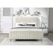 Everly Quinn Tufted Low Profile Platform Bed Upholstered/Velvet in Brown | 49 H x 79 W x 92.5 D in | Wayfair 8501EC4176294E549166915711C4924F