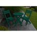 Highland Dunes Woollard 3 Piece Bistro Set Plastic in Green | Outdoor Furniture | Wayfair 49AE7761DB22480DA8E21EBA92E9FBE6