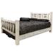 Loon Peak® Homestead Collection Pine Bed Wood in Brown/Green/White | 47 H x 66 W x 87 D in | Wayfair E2532FAB59BF4A77888627486549E79A