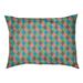 Tucker Murphy Pet™ Byrge Pastel Retro Diamonds Designer Pillow Fleece, Polyester in Pink | 9.5 H x 19.5 W x 29.5 D in | Wayfair