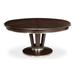 Rosdorf Park Afia Extendable Solid Oak Wood Pedestal Dining Table Wood in Brown | 30 H in | Wayfair AA01DFFA54F74FD99BE717E2C0053AD0