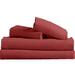 Ebern Designs Kovary Sheet Set Microfiber/Polyester in Red | 75 H x 54 W in | Wayfair A266830944354C1083895E72C0163D97