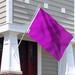 ANLEY Solid Color 2-Sided Polyester 36 x 60 in. House Flag in Indigo | 36 H x 60 W in | Wayfair A.Flag.SP.Purple.2PC