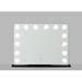 Orren Ellis Syn Lighted Bathroom/Vanity Mirror Metal in White | 24 H x 32 W x 6 D in | Wayfair 0DE58205E6744DA6AB2C447E51F25AD4