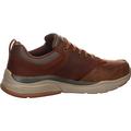 Skechers Herren BENAGO Men Sneaker, Dark Brown Waterproof Leather, 43 EU