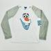 Disney Tops | Adorable Disney Olaf Plush Top With Sequins | Color: Gray/White | Size: S