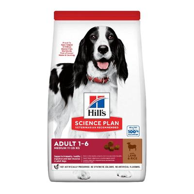 2 x 14 kg Hill's Science Plan Adult Medium mit Lamm & Reis Hundefutter trocken