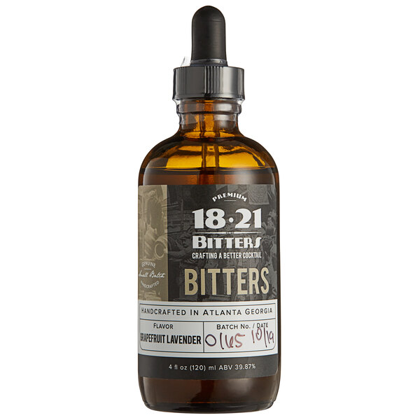 18.21 Bitters Grapefruit Lavender Bitters 4 fl. oz.