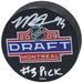 Matt Duchene Nashville Predators Autographed 2009 NHL Draft Logo Hockey Puck with "#3 Pick" Inscription