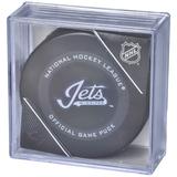 Winnipeg Jets Unsigned InGlasCo 2019 Model Alternate Wordmark Official Game Puck