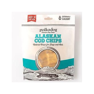 Polkadog Cod Chips Dehydrated Dog & Cat Treats, 3.5-oz bag