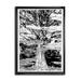 East Urban Home 'Tree in Reflection & Algea' - Picture Frame Graphic Art Print on Canvas Metal in Black/Green | 40 H x 30 W x 1.5 D in | Wayfair