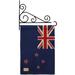 Breeze Decor New Zealand 2-Sided Burlap 19 x 13 in. Garden Flag in Blue | 18.5 H x 13 W x 0.1 D in | Wayfair BD-CY-GS-108207-IP-DB-03-D-US14-BD