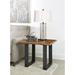 Foundry Select Minatare End Table Wood in Black/Brown/Gray | 24 H x 28 W x 24 D in | Wayfair EED36AEE4CF54E9E9F77D237BDF53FBD