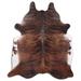 Brown 74" x 84" L Area Rug - Foundry Select Animal Print Handmade Cowhide Area Rug 74.0 x 0.25 in/whiteCowhide | 74" W X 84" L | Wayfair