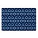 Blue 1 x 18 x 27 in Kitchen Mat - The Holiday Aisle® Nalle Star of David Kitchen Mat Synthetics | 1 H x 18 W x 27 D in | Wayfair