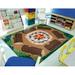 Brown/Green 92 x 0.5 in Area Rug - Joy Carpets Campfire Fun Abstract Tufted Area Rug Nylon | 92 W x 0.5 D in | Wayfair 2015D