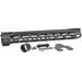 Midwest Industries Ar-15 Lightweight Handguards M-Lok - 15" Lightweight Handguard Black M-Lok