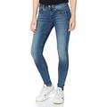 G-STAR RAW Women's Lynn Mid Waist Super Skinny Jeans, Blue (Faded Blue 9136-A889), 30W / 36L