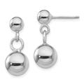925 Sterling Silver Polished Post Long Drop Dangle Earrings Measures 19x10.08mm Wide Jewelry Gifts for Women