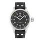 TW Steel Swiss Volante Mens 45mm Quartz Watch with Black Dial Black Leather Strap, and Date Calendar SVS103