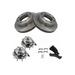 2001-2004, 2006 Chevrolet Silverado 2500 HD Front Brake Pad and Rotor and Wheel Hub Kit - DIY Solutions