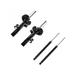 2005-2011 Volvo V50 Front and Rear Suspension Strut and Shock Absorber Assembly Kit - DIY Solutions