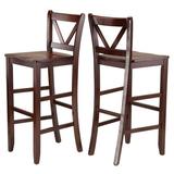 Gracie Oaks Lakiea Bar & Counter Stool Wood in Brown | 42.17 H x 16.93 W x 19.21 D in | Wayfair ED4BDEA236F74420A9246ED1B42A3AE4