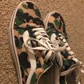 Vans Shoes | Bape Custom Vans | Color: Black/Green | Size: 9