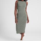 Athleta Dresses | Athleta Sunstream Stripe Midi Dress. | Color: Gray | Size: Xs