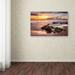 Highland Dunes 'Wailea Sunset' Photographic Print on Wrapped Canvas in White | 30 H x 47 W x 2 D in | Wayfair PL0157-C3047GG