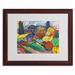 Wrought Studio™ 'Rainbow Forest' Framed Painting Print Canvas | 16 H x 20 W x 0.5 D in | Wayfair MA0448-W1620MF