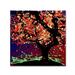 Winston Porter Fall Red Tree by Roderick Stevens - Print on Canvas in Green | 18 H x 18 W x 2 D in | Wayfair RS981-C1818GG
