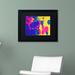 Wrought Studio™ 'Colour Fun III' Framed Painting Print on Canvas Canvas | 11 H x 14 W x 0.5 D in | Wayfair BC0165-B1114BMF