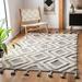 Gray/White 60 x 0.98 in Indoor Area Rug - Union Rustic Alimatou Geometric Wool Gray/Ivory Area Rug Wool | 60 W x 0.98 D in | Wayfair