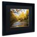 Union Rustic Golden Autumn River by Kurt Shaffer - Picture Frame Photograph Print on Canvas Canvas | 11 H x 14 W x 0.5 D in | Wayfair