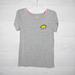 American Eagle Outfitters Tops | American Eagle Soft & Sexy Taco Print T-Shirt | Color: Gray/Red | Size: S