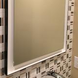 Dowell Lighted Bathroom Mirror Glass/Metal | 31 H x 24 W x 2 D in | Wayfair 5005 2431