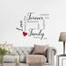 Ebern Designs Jennalee Family Quotes Wall Decal Vinyl in Black/Gray | 26.4 H x 18.5 W in | Wayfair BCA0D6E30FA54AF4899B1F7B74BF3106